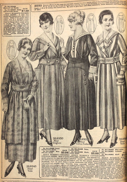 1910s Plus Size Fashion History