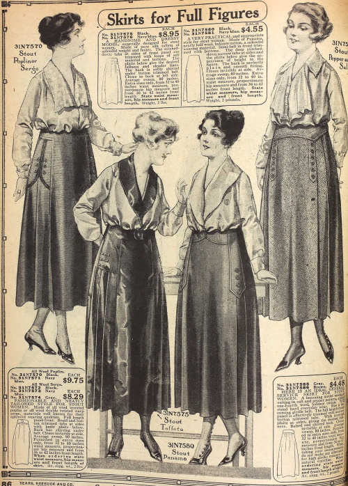 1910s Plus Size Fashion History