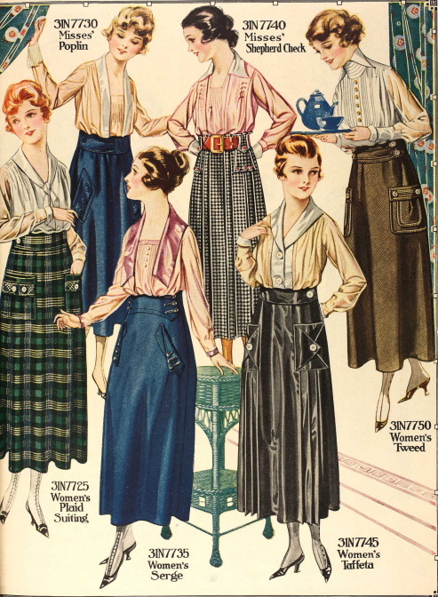 Edwardian Skirts History - 1900 - 1910s