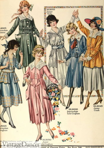 1910s teenage girls yong girls dresses