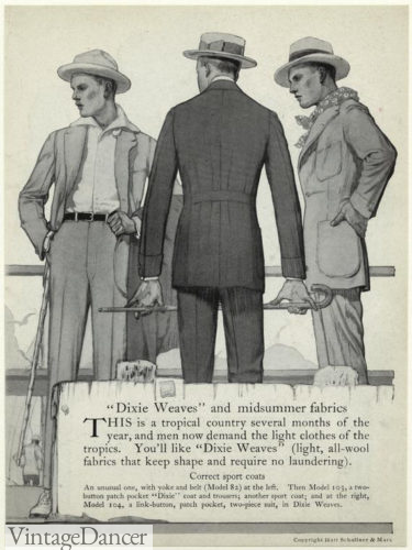 1918 summer sport coats/suits