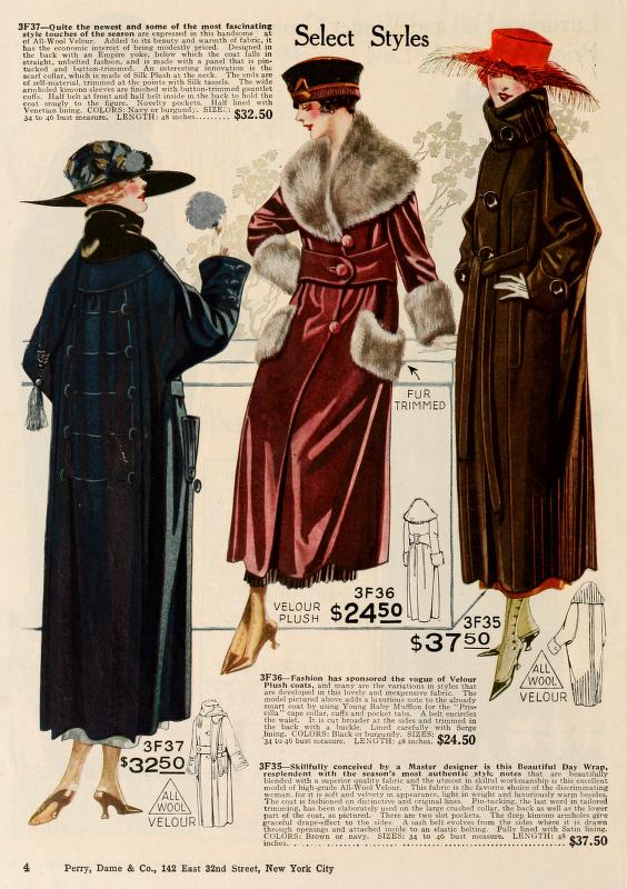 1919 womens winter coats jackets furs