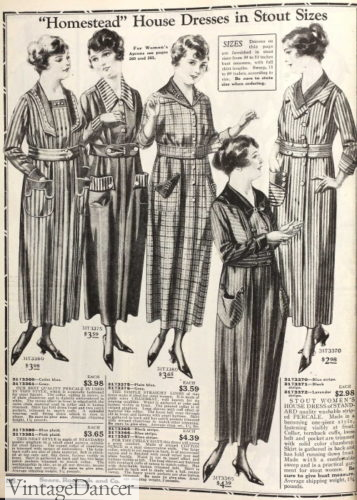 1919 plus size house and day dresses