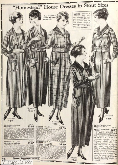 1910s Plus Size Fashion History