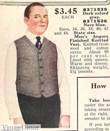 1919 mens waistcoat sweater vest button down