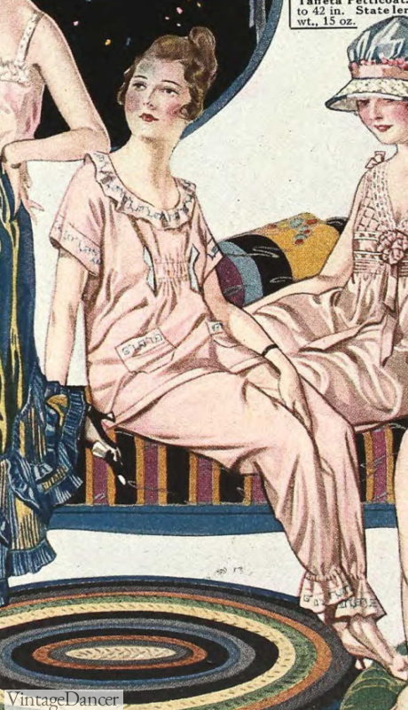 Edwardian Nightgown, Pajamas History