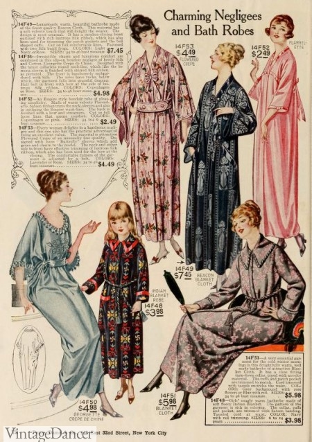 1919 womens nightgowns, pajamas, robes