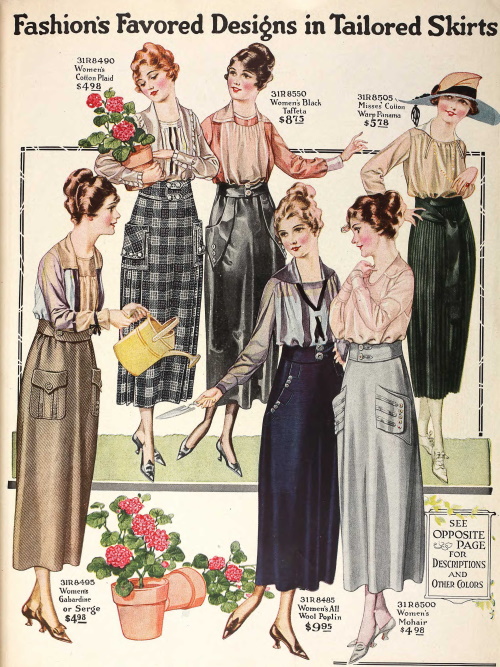 Edwardian Skirts History - 1900 - 1910s