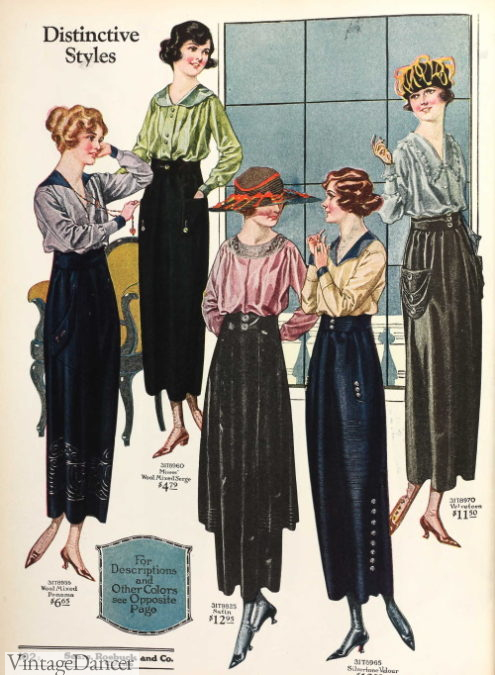 1910s Teen Girls' Fashions