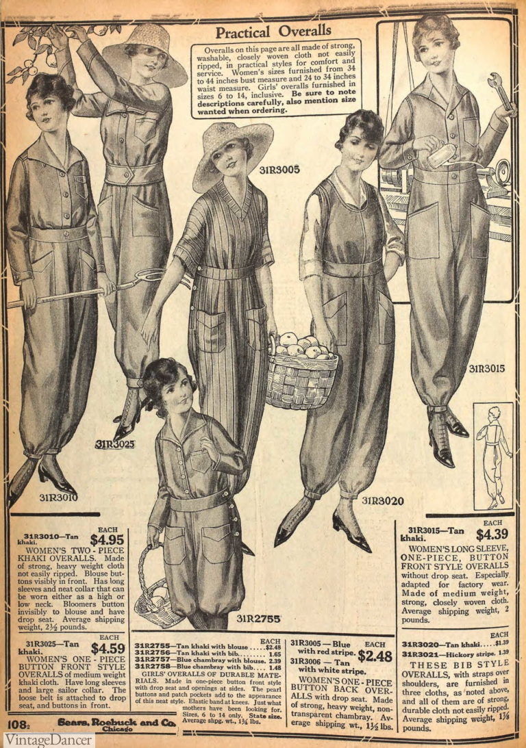 Vintage Overalls 1910s 1950s History & Shop Overalls