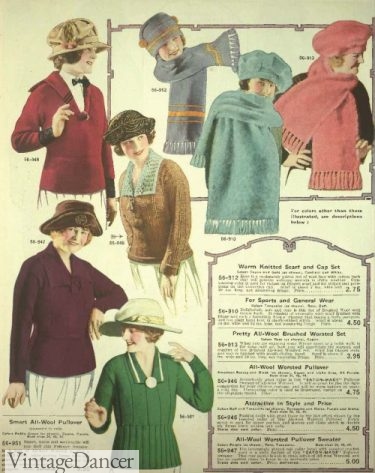1921 sweaters and scarves
