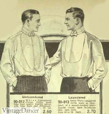 1920 bib front formal shirts