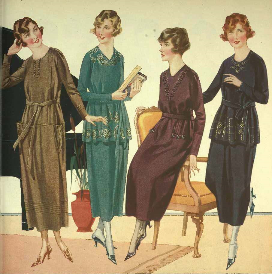 1920 Fashion Year Clothing for Women and Men