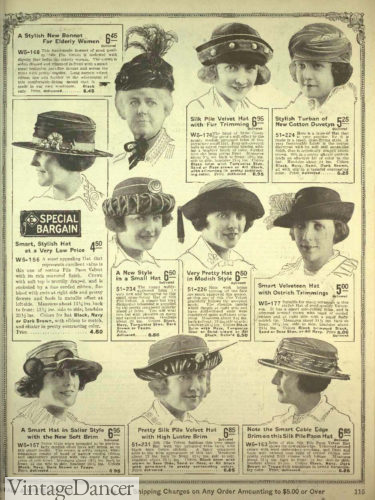 Hats for mature women and young girls