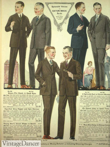 1920 Mens suits winter Eatons