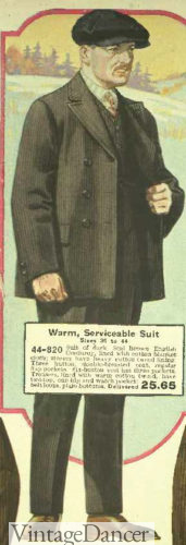 1920 corduroy suit workwear