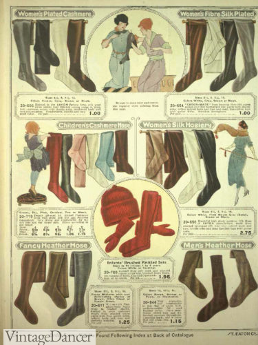 1920 stockings socks women children hosiery