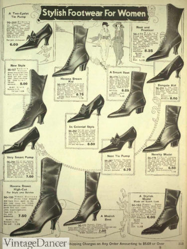 1920 boots and shoes