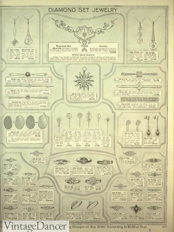 1920-1921 Diamante Jewelry