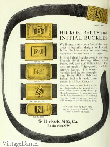 1920 black leather, brass buckles