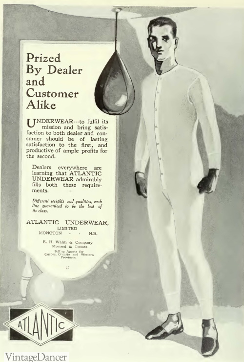 1920s Men's Underwear and Socks History