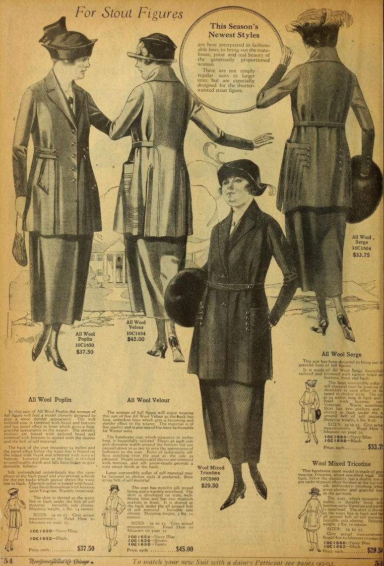 1920 Fashion Year Clothing for Women and Men