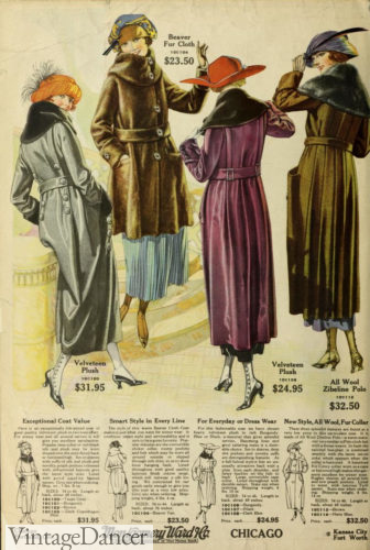 1920 Full length and shorter coats
