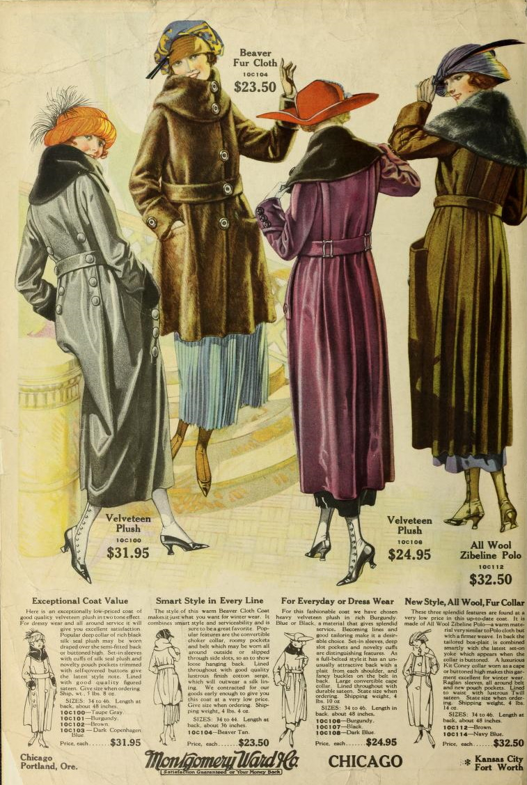 1920 Fashion Year Clothing for Women and Men