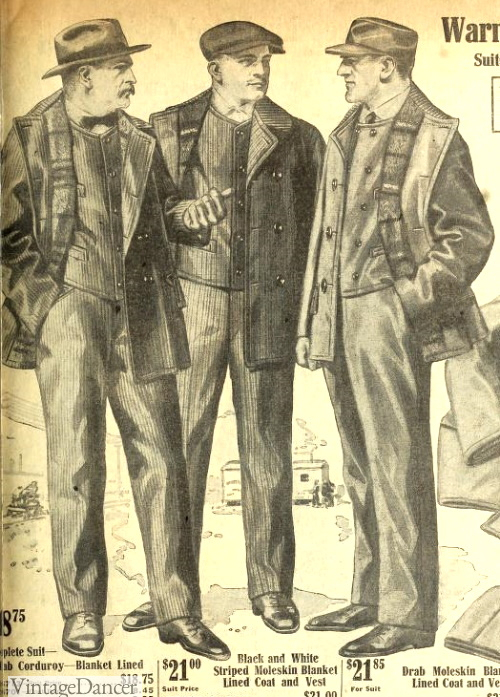 1920s Men's Workwear, Casual Clothes