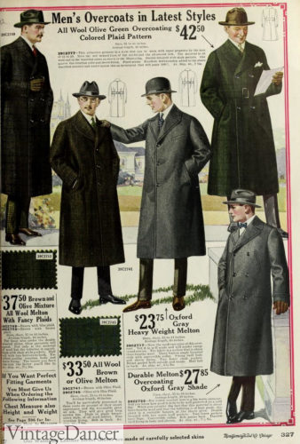 1920 mens overcoats long coats