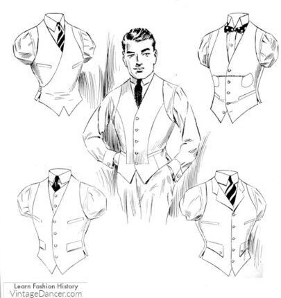 1920 men's vest waistcoat styles and history of mens 1920s fashion