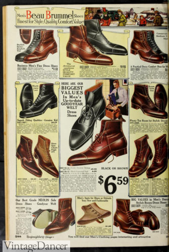 1920 men's lace up boots