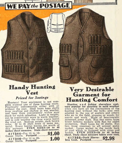 Men's 1920s Camping, Hiking, Hunting Clothes