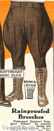 1920 hunting breeches mens pants sport casual hunting hiking