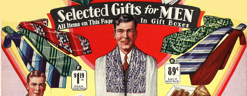 Late 1920s men's ties