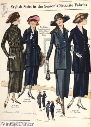 1920 womens suits for winter