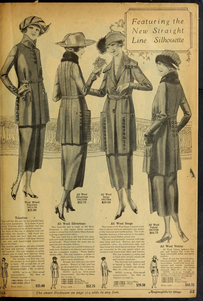 1920s Women's Suits For Travel, Work, & Leisure