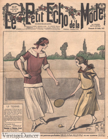 1920s Tennis Clothes | Womens and Men&#8217;s Outfits, Vintage Dancer