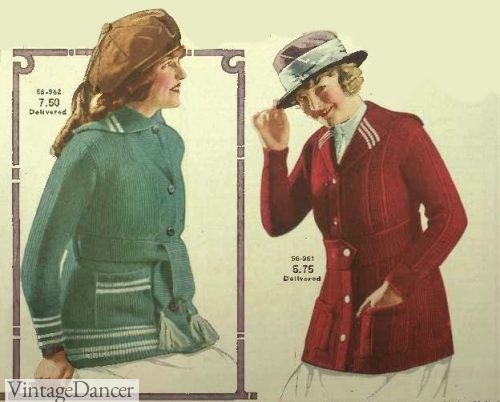 1921 winter knit cardigan sweaters