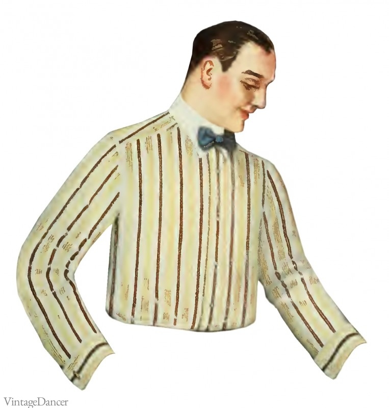 1920s Men's Shirts and Collars History