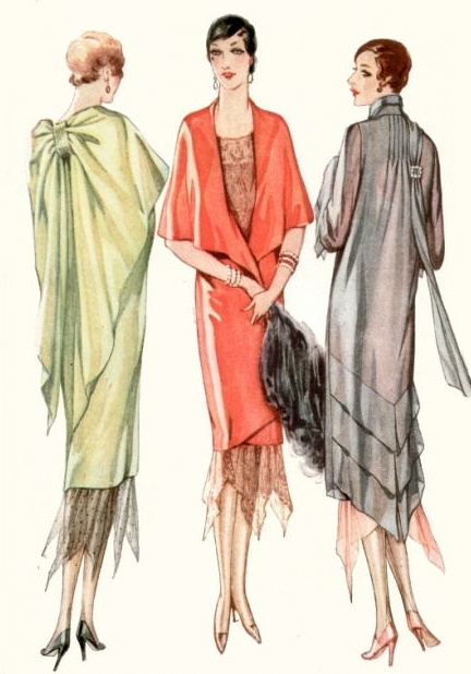 1920s evening shawl