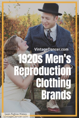 1920s mens reproduction clothing brands store website shops 20s menswear 