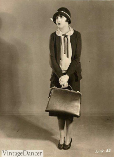 1920s women travel bag luggage handbag