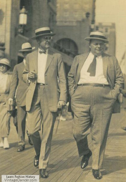 1920s big and tall men fat men fashion stout photo