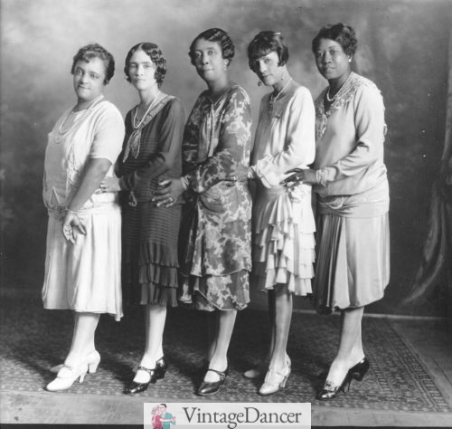 1920s afternoon or party dresses for all shapes and sizes
