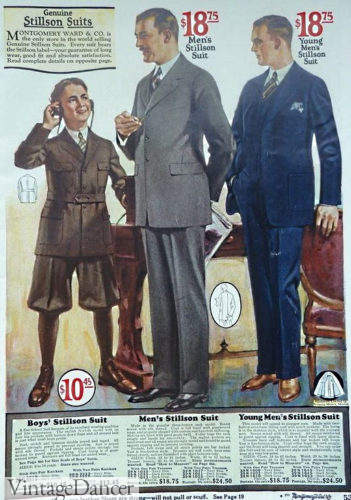1920 Portly men's suits