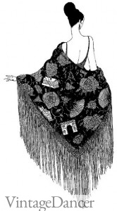 1920s shawl