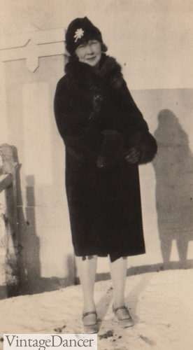 Late 20s, black seal fur coat at VintageDancer