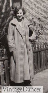 1920s womans Collegiate Style Coat