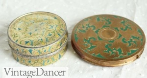 1920s makeup tutorial compacts